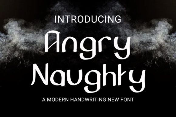 Angry Naughty: A Display Font for Bold Design Statements