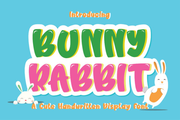 Bunny Rabbit: A Trendy Display Font for Creative Designers