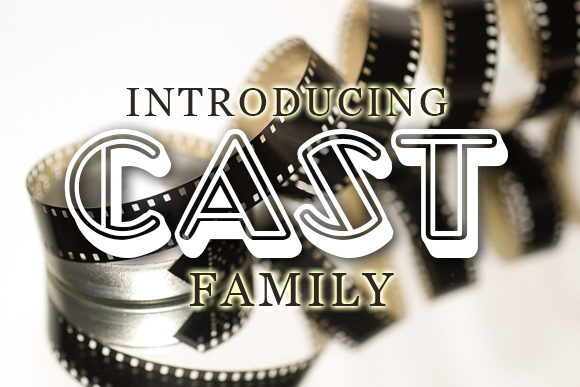 Cast: A Superb Retro-Styled Display Font Family