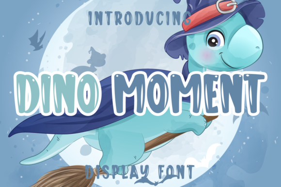 Dino Moment: A Bubbly Font with Elegant Charm