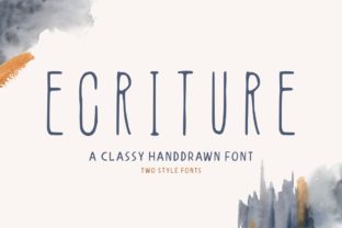 Ecriture: The Raw, Versatile Font for Authentic Design