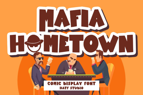 Mafia Hometown: A Comic Display Font for Authentic Branding