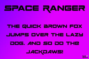Space Ranger: Elevating Modern Design with Futuristic Typography